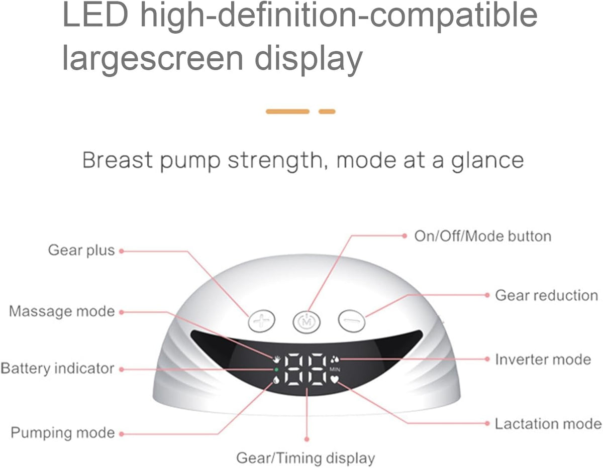 Tire Lait Electrique Mains Libres MY-375 4 Modes 12 Niveaux - جهاز إستخراج الحليب