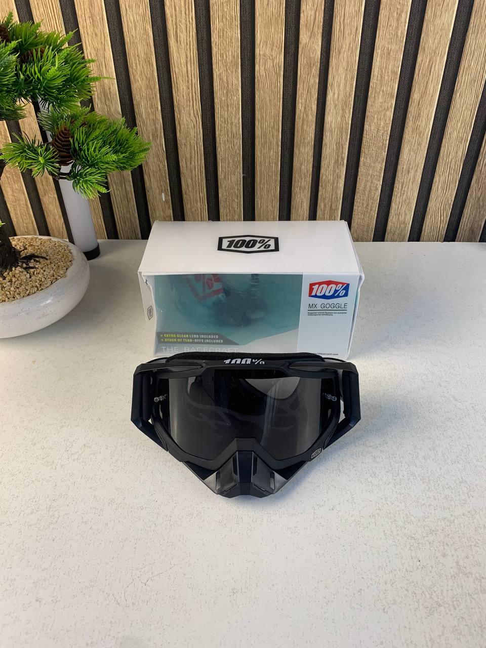 Lunettes Motocross RX Goggles RaceCraft Protection Totale Coupe-vent - نظارات سائقي الدراجات