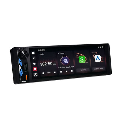 Gazel Autoradio 1Din Écran Tactile 5" IPS - Apple CarPlay et Android Auto Sans Fil Charge Rapide Type-C - راديو سيارة ذكي بشاشة لمس 5 بوصة تدعم و
