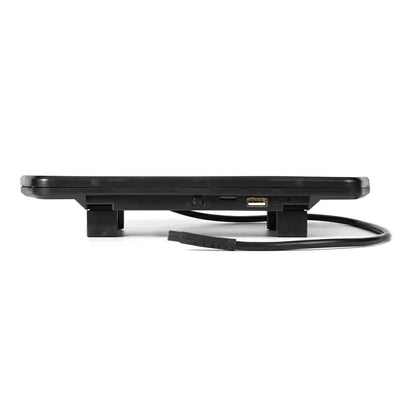 Rétroviseur de voiture écran LCD 7 pouces bluetooth, température