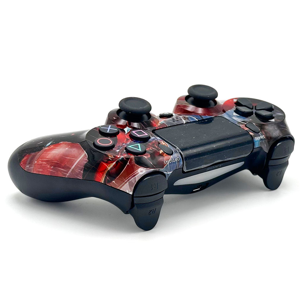 SONY DualShock Manette PS4 Sans Fil, Batterie Rechargeable (High Copy) – Edition Captain America