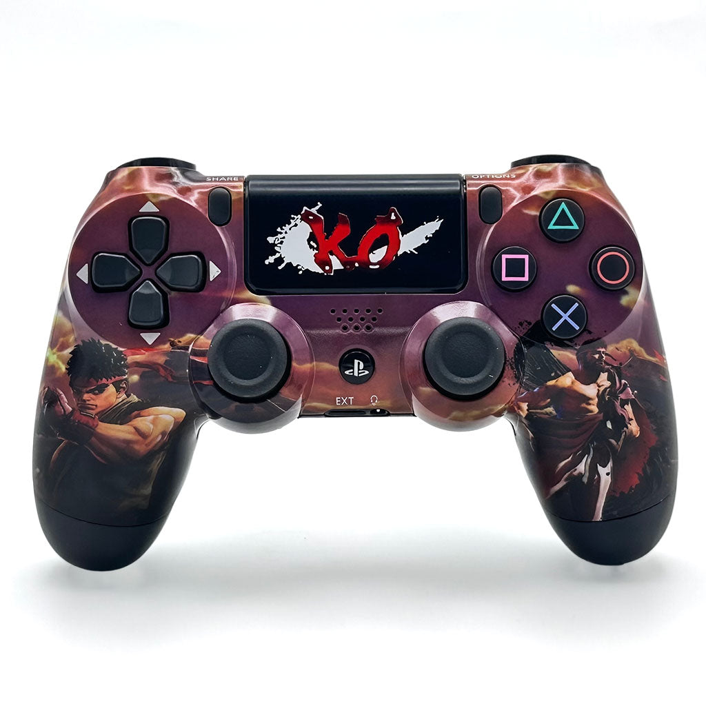 SONY DualShock Manette PS4 Sans Fil, Batterie Rechargeable (High Copy) – Edition Street Fighter V2