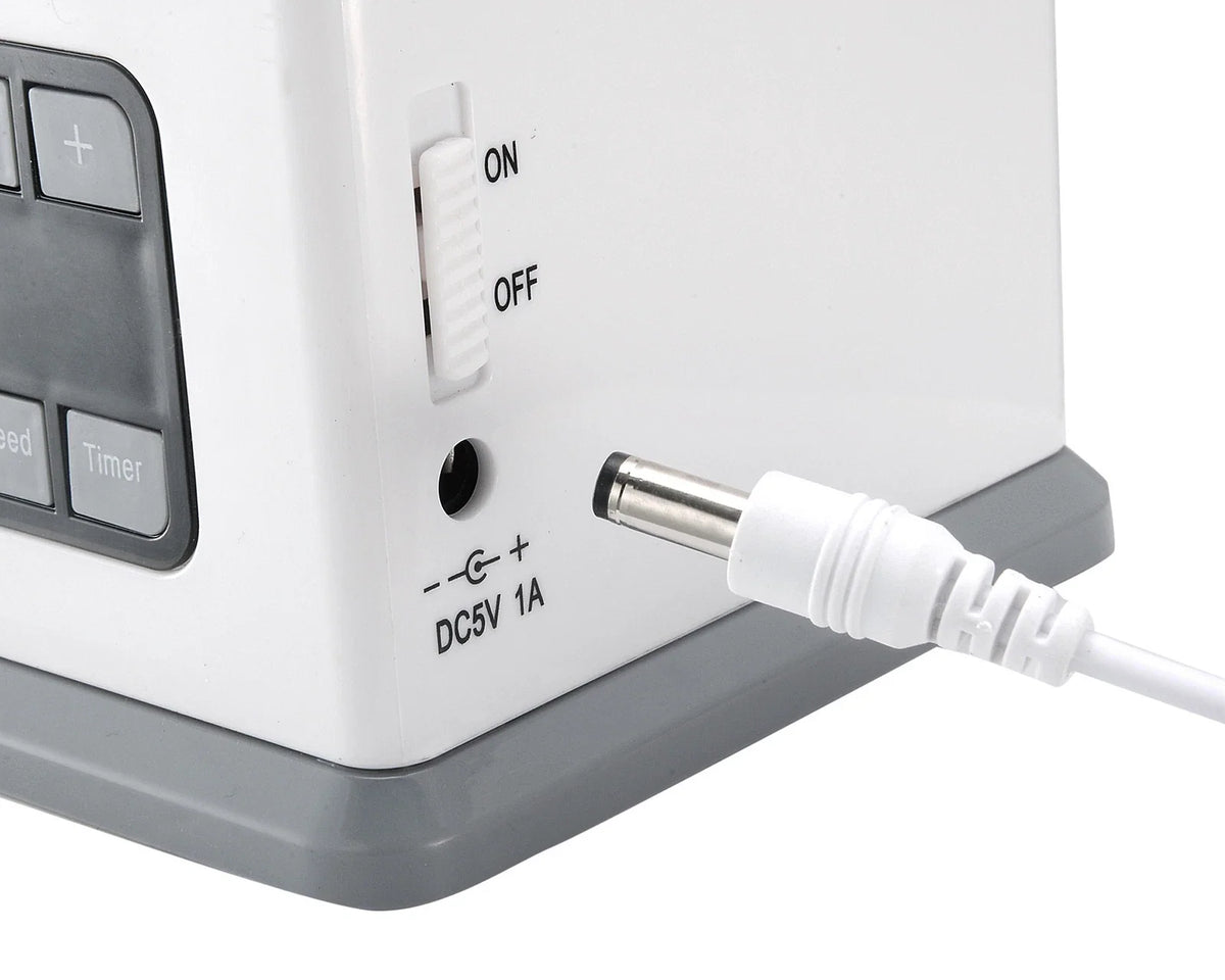 Refroidisseur d'Air Évaporatif Portable USB/AC Blu Breeze - مبرد هواء محمول مع نظام طاقة مزدوج