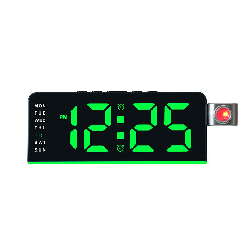 Horloge Numérique LED avec Alarme et Calendrier GH-9019 - ساعة رقمية مع منبه وتقويم