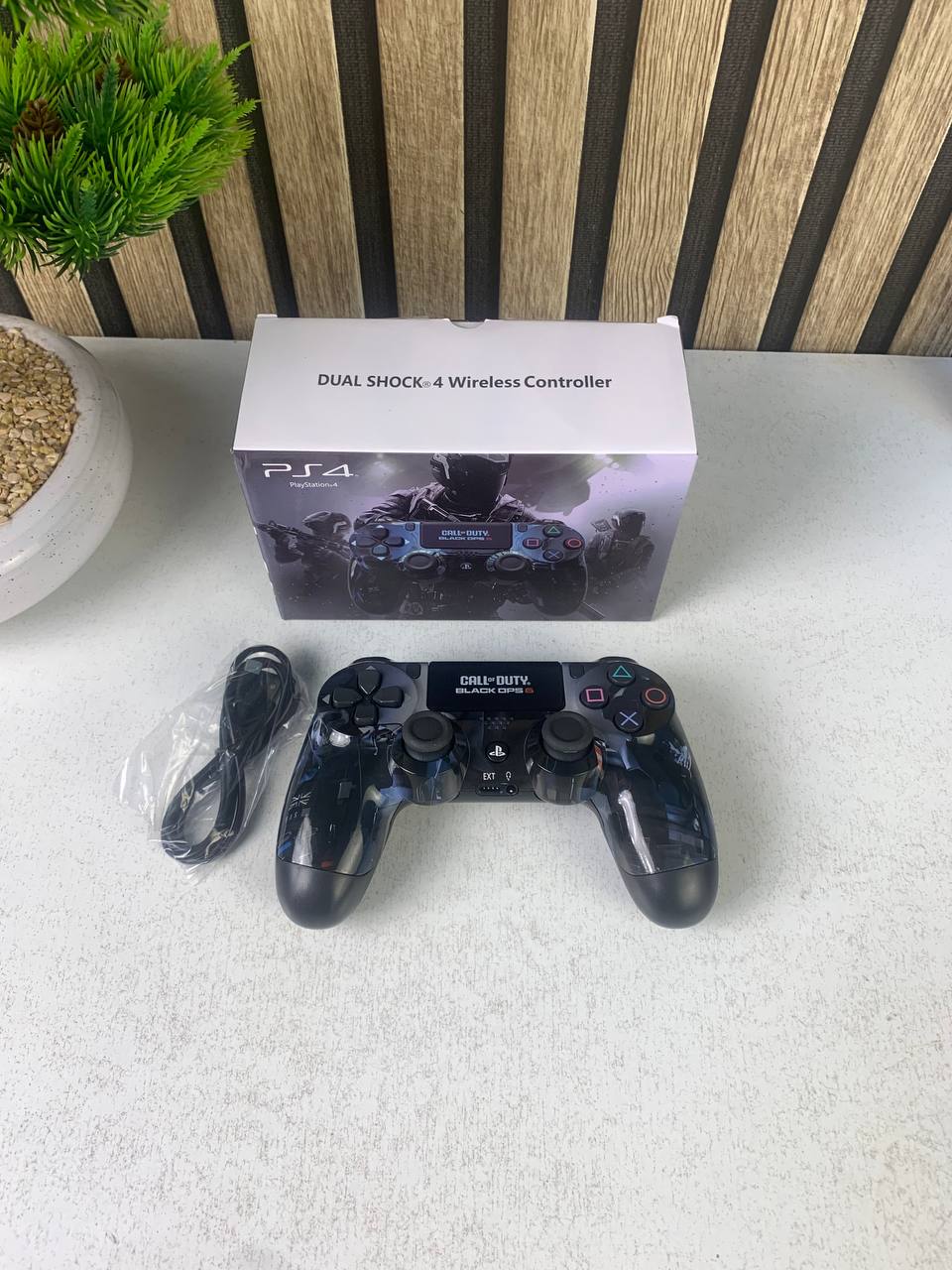 SONY DualShock Manette PS4 Sans Fil, Batterie Rechargeable (High Copy) – Edition Captain America,Street Fighter,Ragnarok, Ghost Runner et  COD BO6