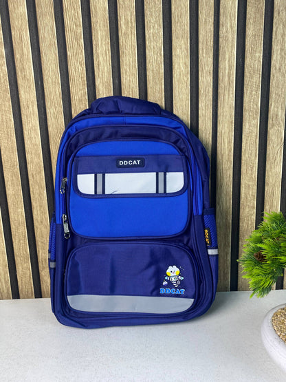Sac à Dos Scolaire Style Kawaii Grand Volume Tissu Imperméable Bleu SACKDS07B - حقيبة مدرسية بتصميم كاوايي