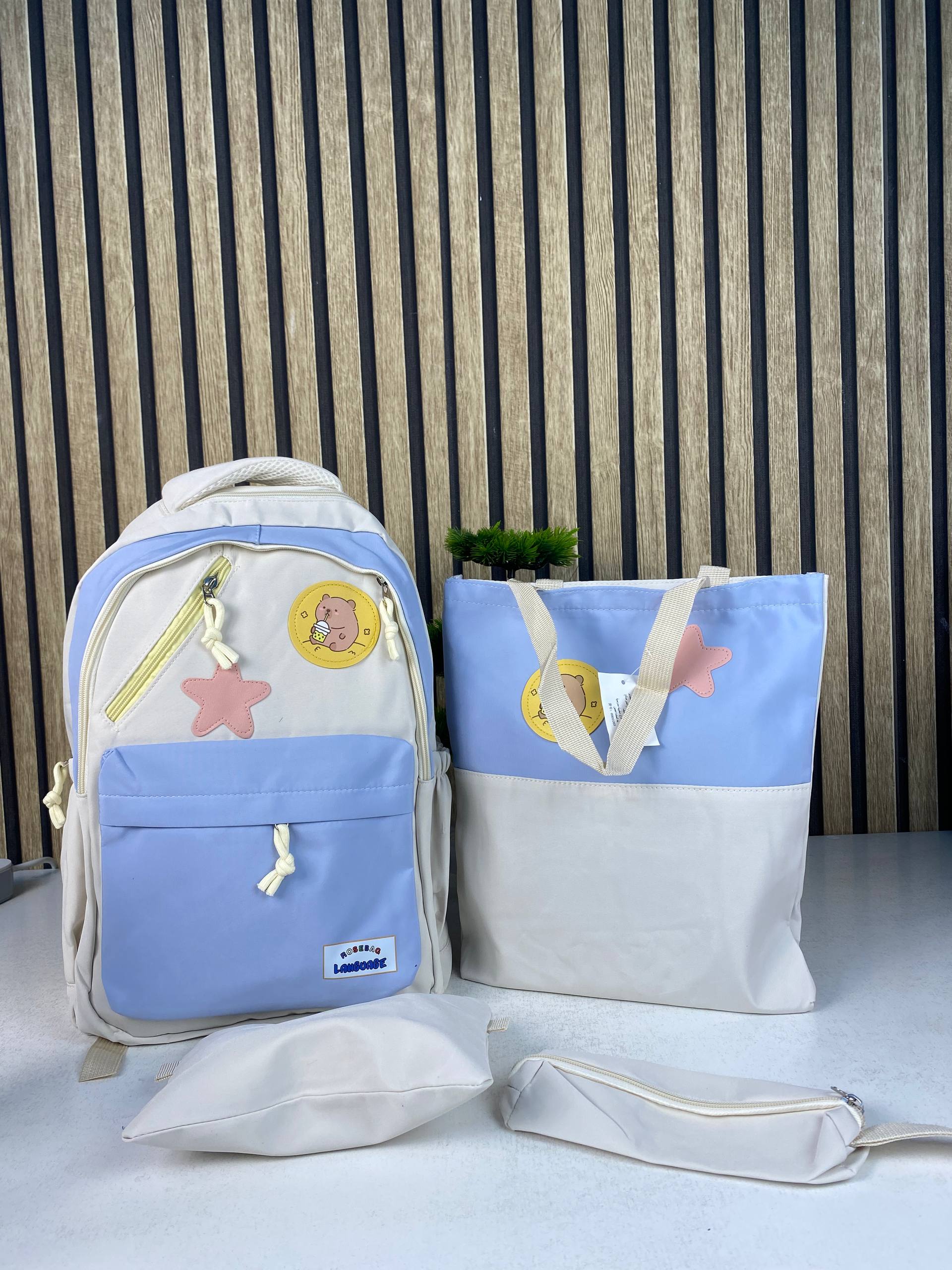 Sac-Dos-Multifonctionnel-Kawaii-Grand-Volume-Imperm-able-et-R-sistant-4Pcs-Bleu-et-Beige-SACKDS02B-حقيبة-ظهر-بعدة-قطع-بتصميم-كاوايي.png