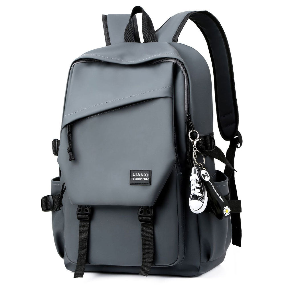Sac à dos Tendance Pour Hommes en tissu Imperméable léger et respirant grande capacité SACHM08GR - حقيبة ظهر لحفظ الكمبيوتر المحمول والأعمال بتصميم