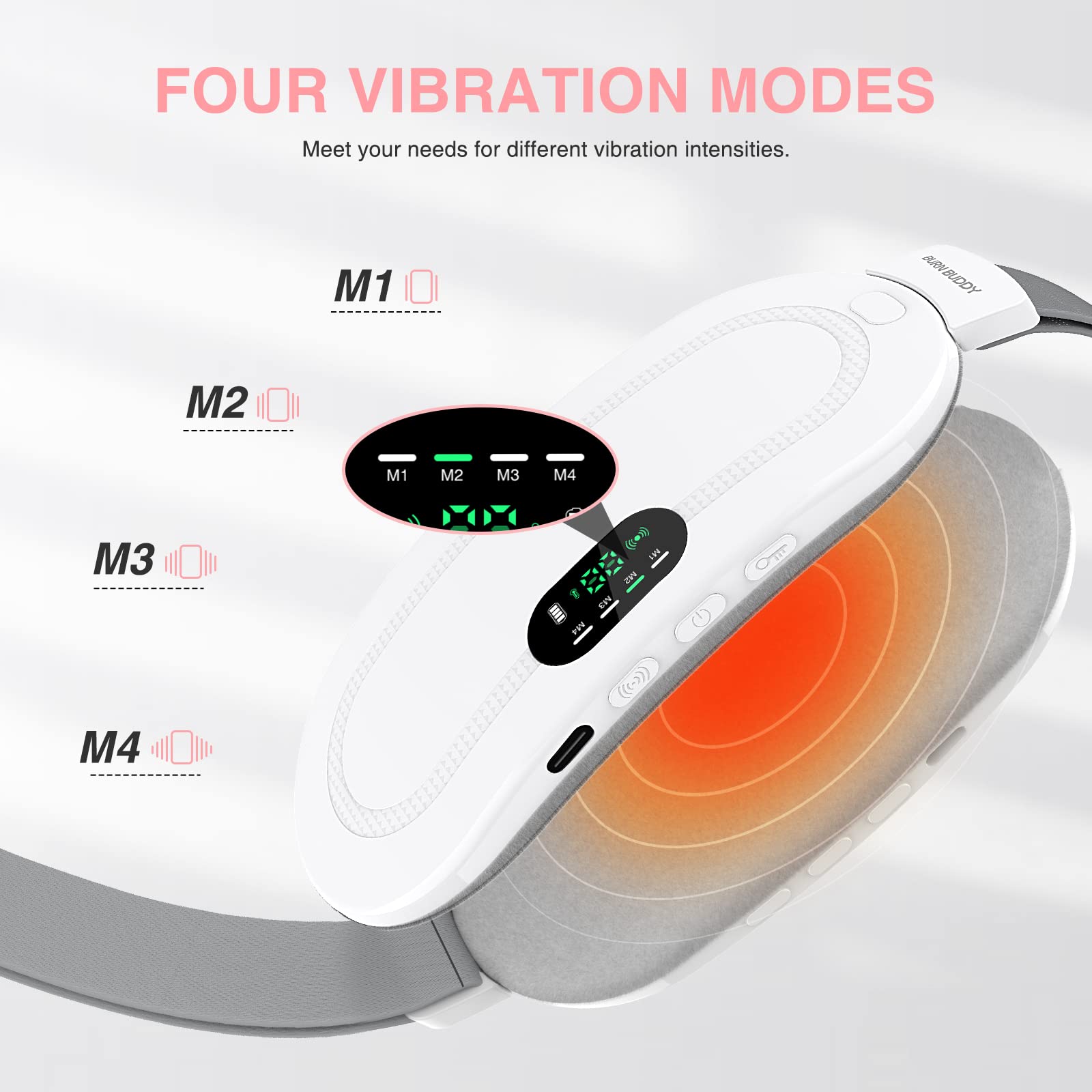 Coussin chauffant Portable menstruel pour soulagement de la douleur femme حزام هزاز ساخن لتسكين آلام الدورة الشهرية