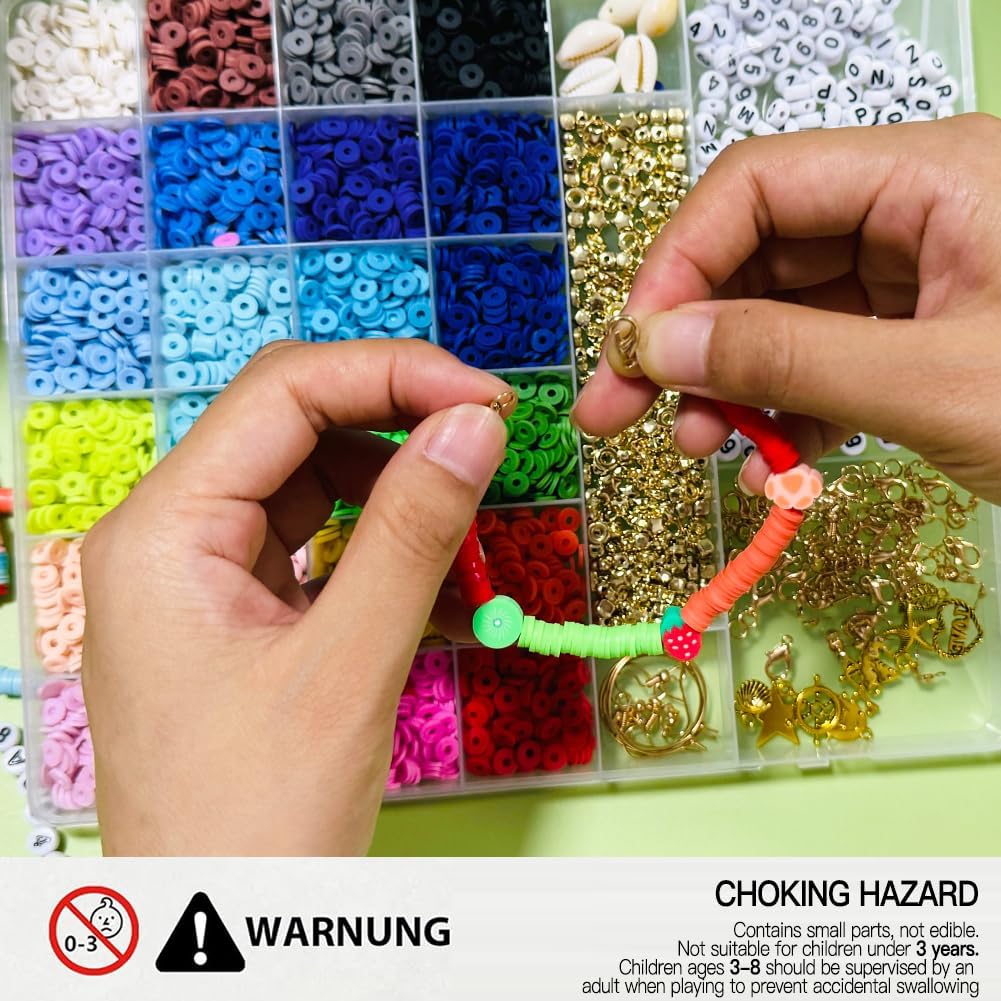 Ensemble de Pendentifs Assorties pour Création de Bijoux DIY - علبة الخرز المتنوعة والشاملة لصناعة الإكسسوارات والأساور يدويًا