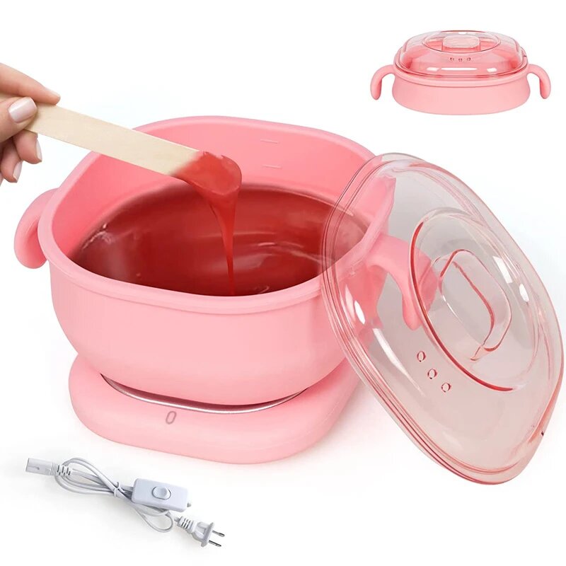 Chauffe-Cire Portable Pliable en Silicone 400ml