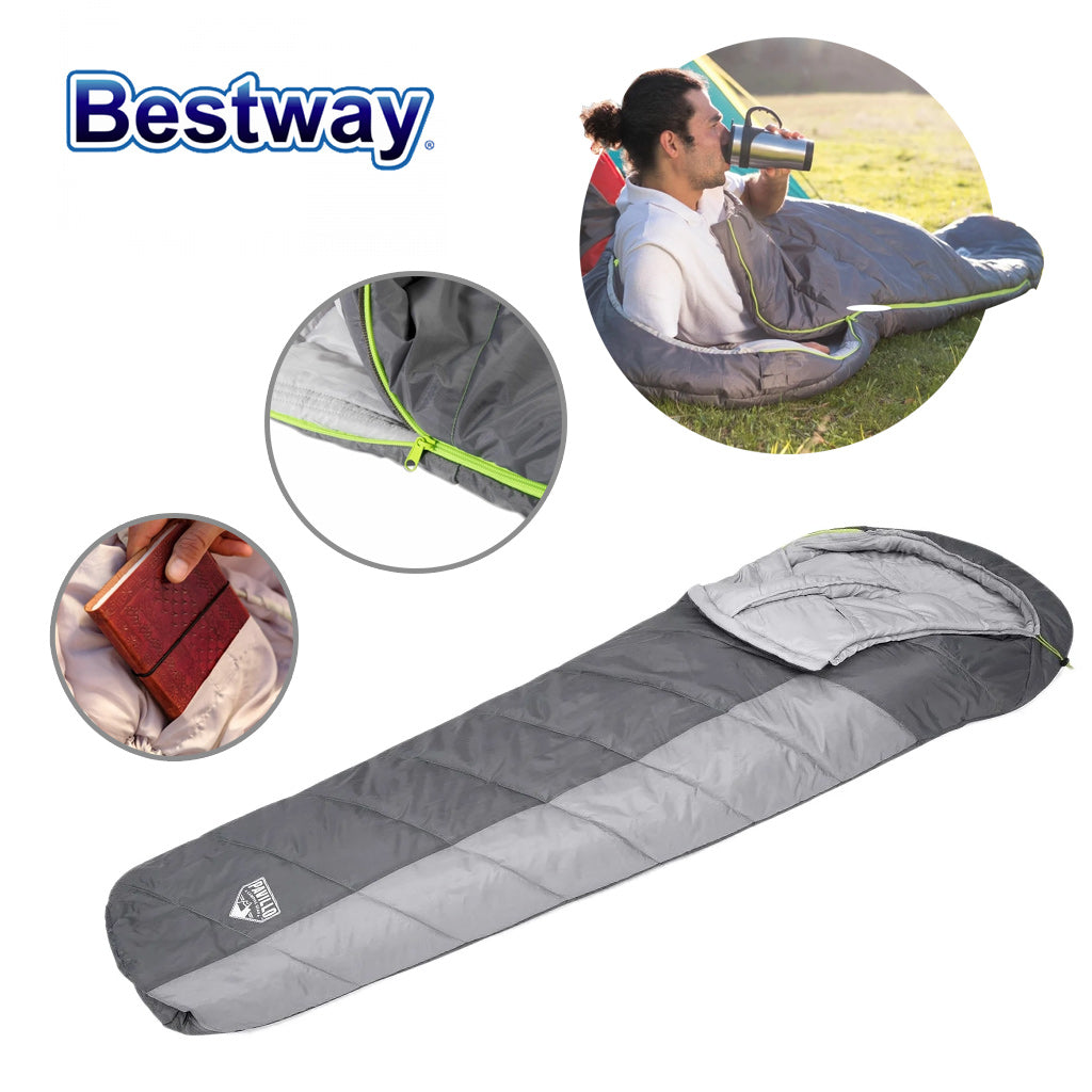 Bestway sac de couchage pavillo hiberhide 0 moin ( 17-4C ) 230x91cm 68104 تنزوت
