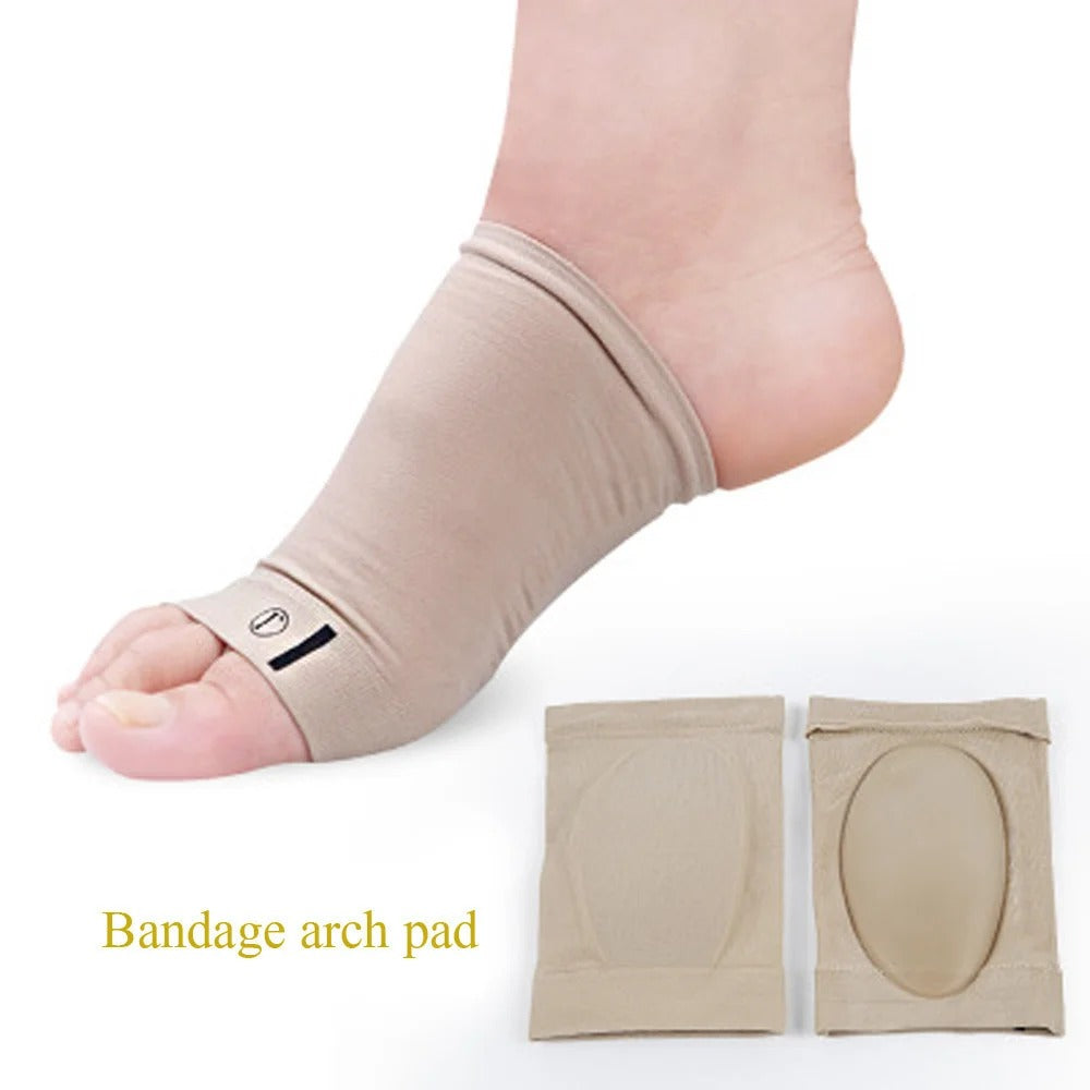 Paire Semelles de pied Soutien de la voûte plantaire en silicone pour fasciite plantaire orthopédique