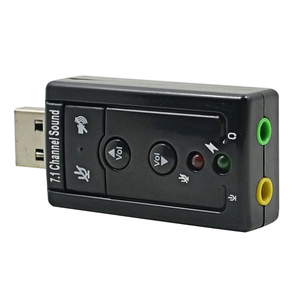 Adaptateur De Carte Son USB À 3D Audio Virtual 7,1 Channel