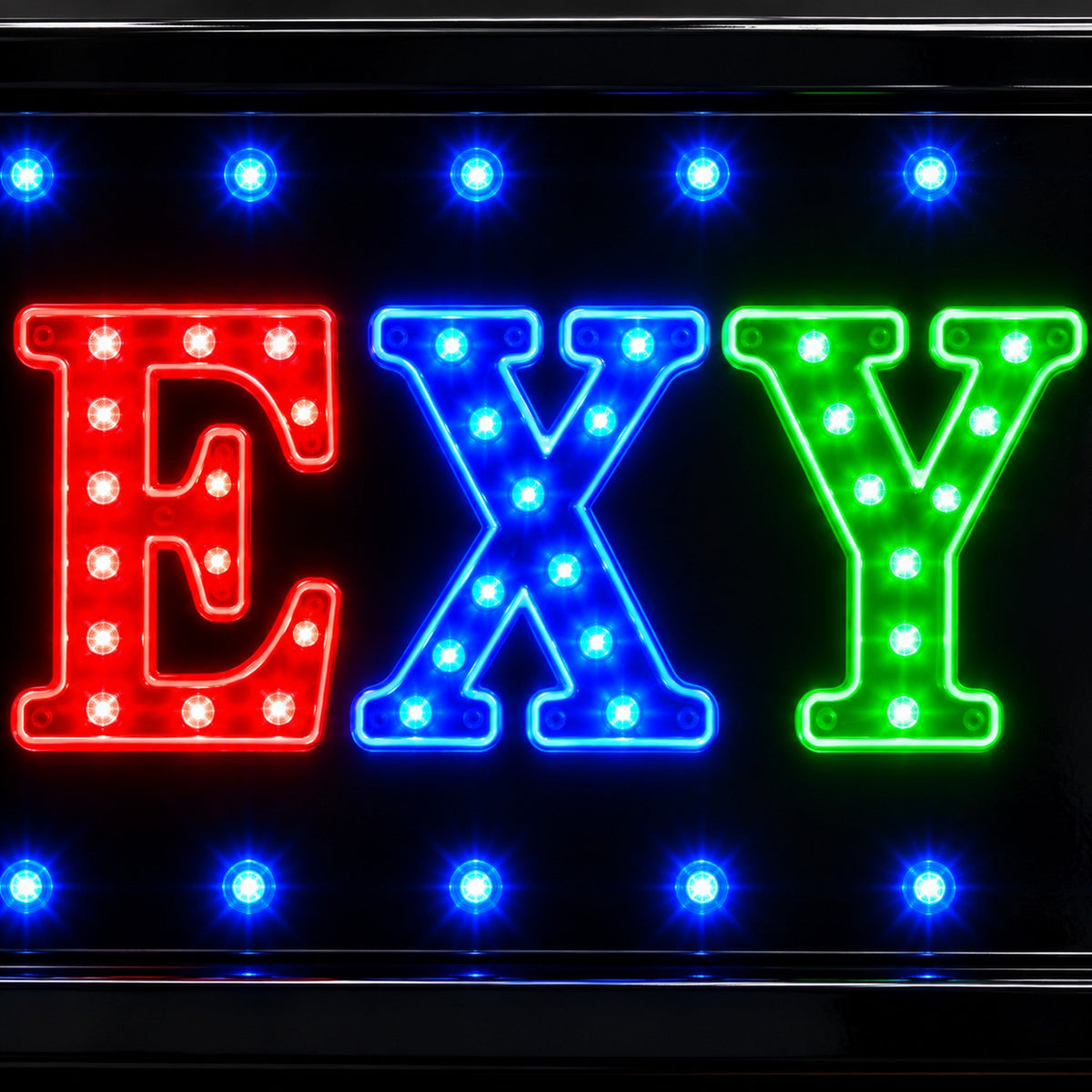 Plaque Lumineuse LED ICI FLEXY 100×25 cm - لافتة إشهارية مضيئة للمحلات والكيوسك