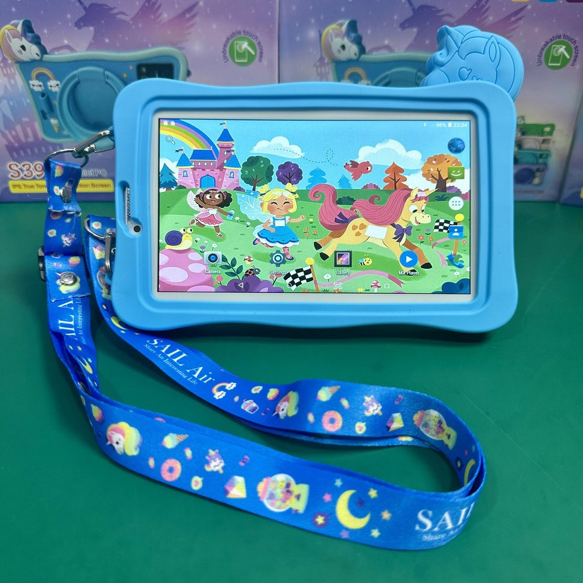 Tablette Éducative Pour Enfants 7 Pouces Android, 4G 256GB 12GB RAM - تابلت أطفال تعليمية 7 بوصة