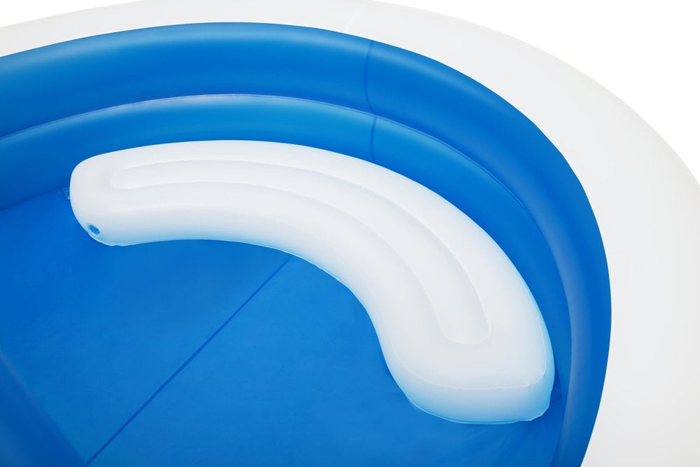 Piscine Gonflable Familiale Bestway 54337 Avec Parasol Amovible et Siège Confortable - مسبح عائلي مع مظلة واقية من الشمس ومقعد مريح