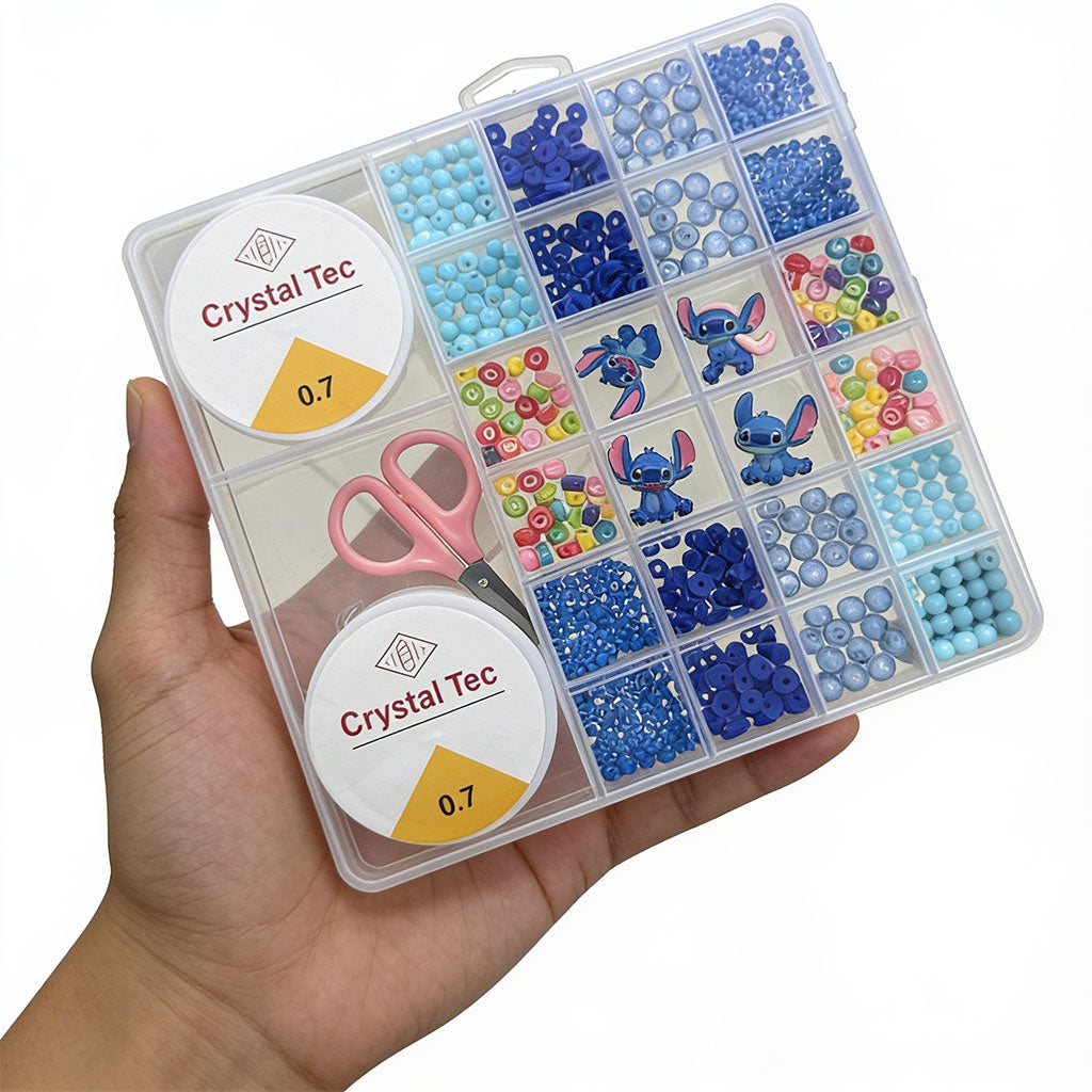 Ensemble de Pendentifs Assorties pour Création de Bijoux DIY - علبة الخرز المتنوعة والشاملة لصناعة الإكسسوارات والأساور يدويًا