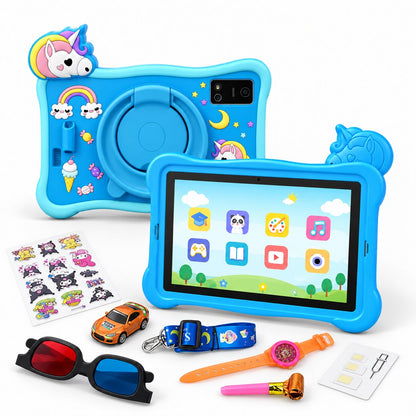 Tablette Éducative Pour Enfants 7 Pouces Android, 4G 256GB 12GB RAM - تابلت أطفال تعليمية 7 بوصة