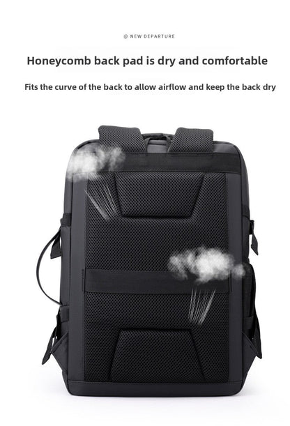 Sac à Dos pour Ordinateur Portable Grande Capacité et Anti-Vol Bomag Boy Noir - حقيبة ظهر للكمبيوتر المحمول واسعة ومانعة للسرقة