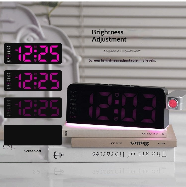 Horloge Numérique LED avec Alarme et Calendrier GH-9019 - ساعة رقمية مع منبه وتقويم