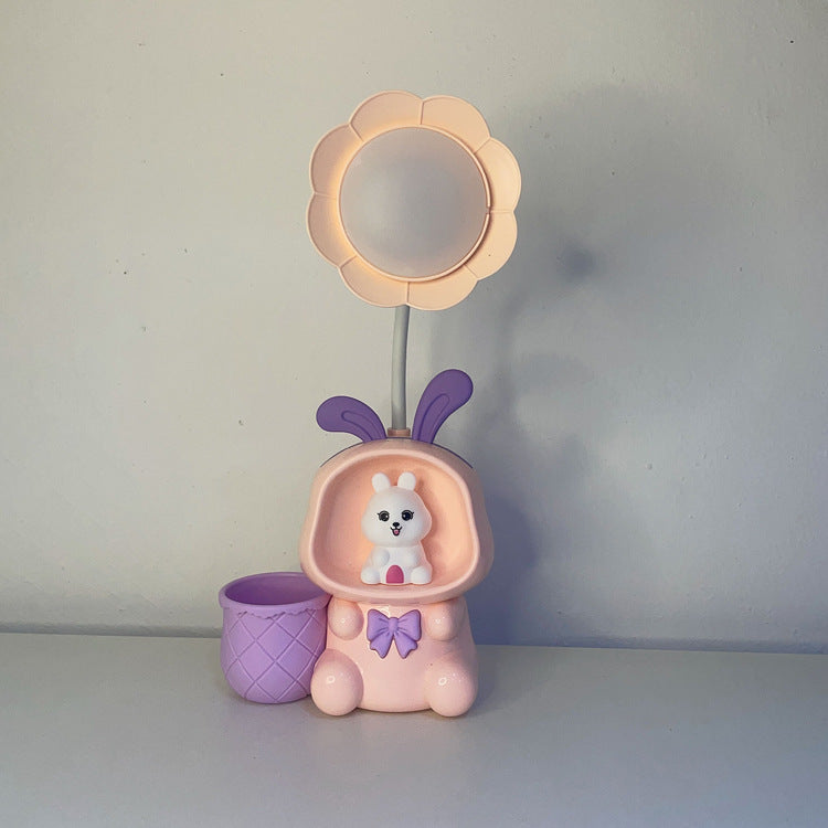 Lampe de Bureau LED Enfants Cute Fun avec Taille-Crayon et Porte-Stylo - مصباح مكتب كيوت للأطفال مع حامل أقلام ومبراة