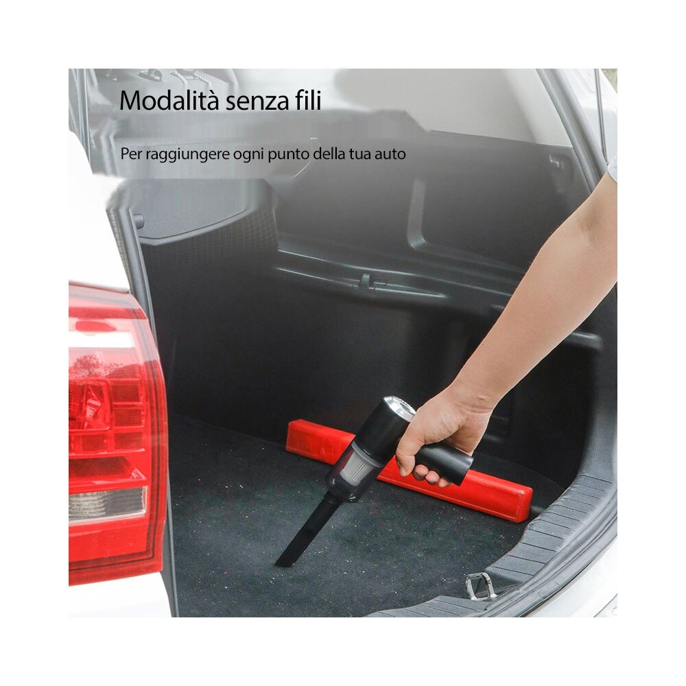 Aspirateur sans fil 2 In 1 Vacuum Cleaner For Car et Home 12V 120 W