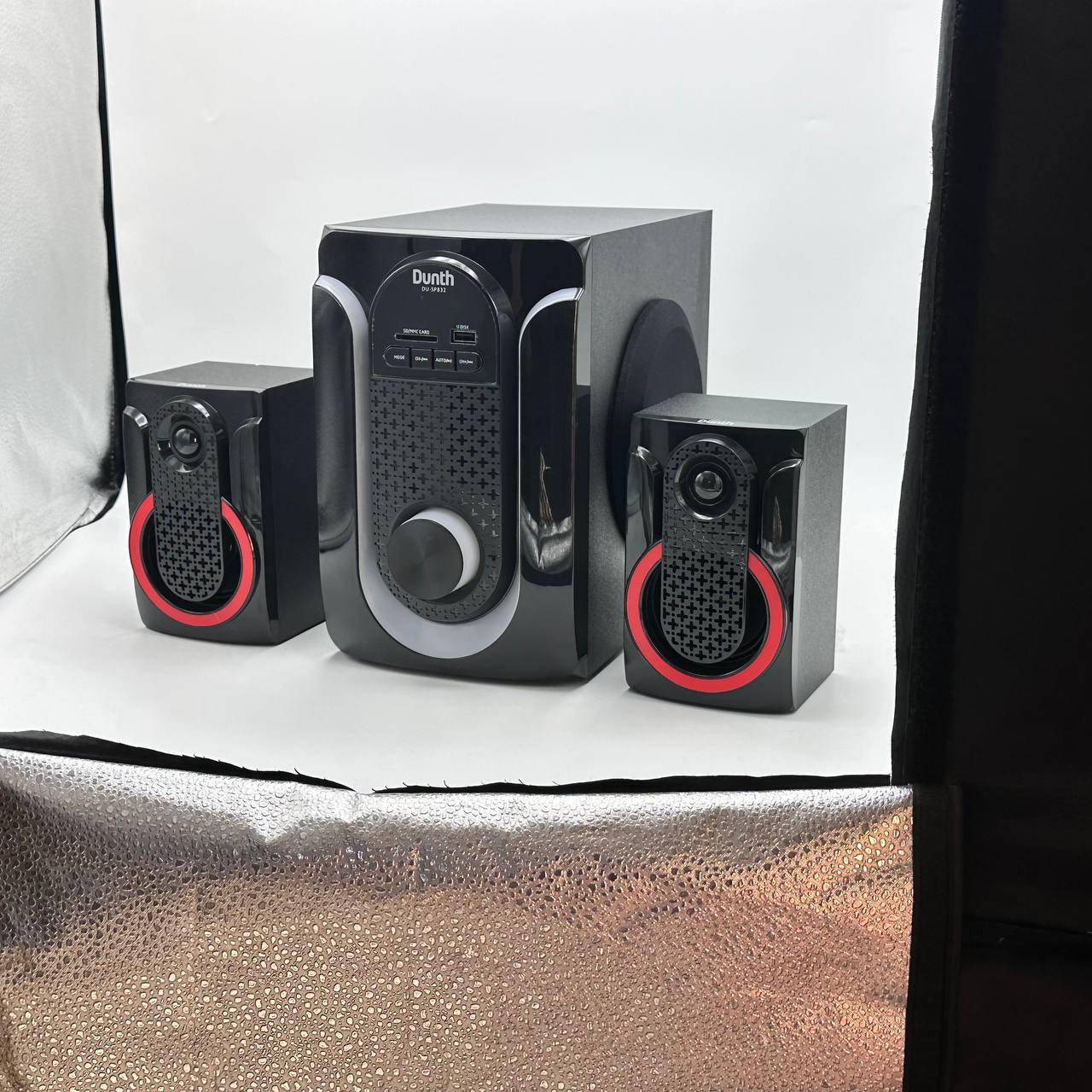 Haut-Parleur DUNTH 8000 W LED BT/AUX/USB/FM Radio DU-SP832 – مكبر صوت إحترافي أصلي