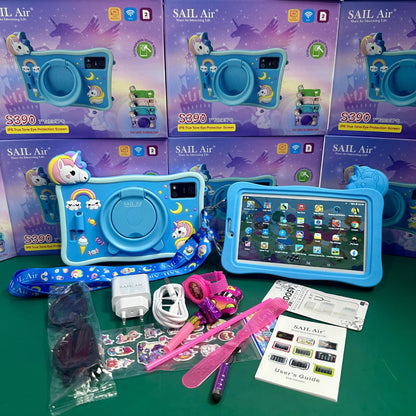 Tablette Éducative Pour Enfants 7 Pouces Android, 4G 256GB 12GB RAM - تابلت أطفال تعليمية 7 بوصة