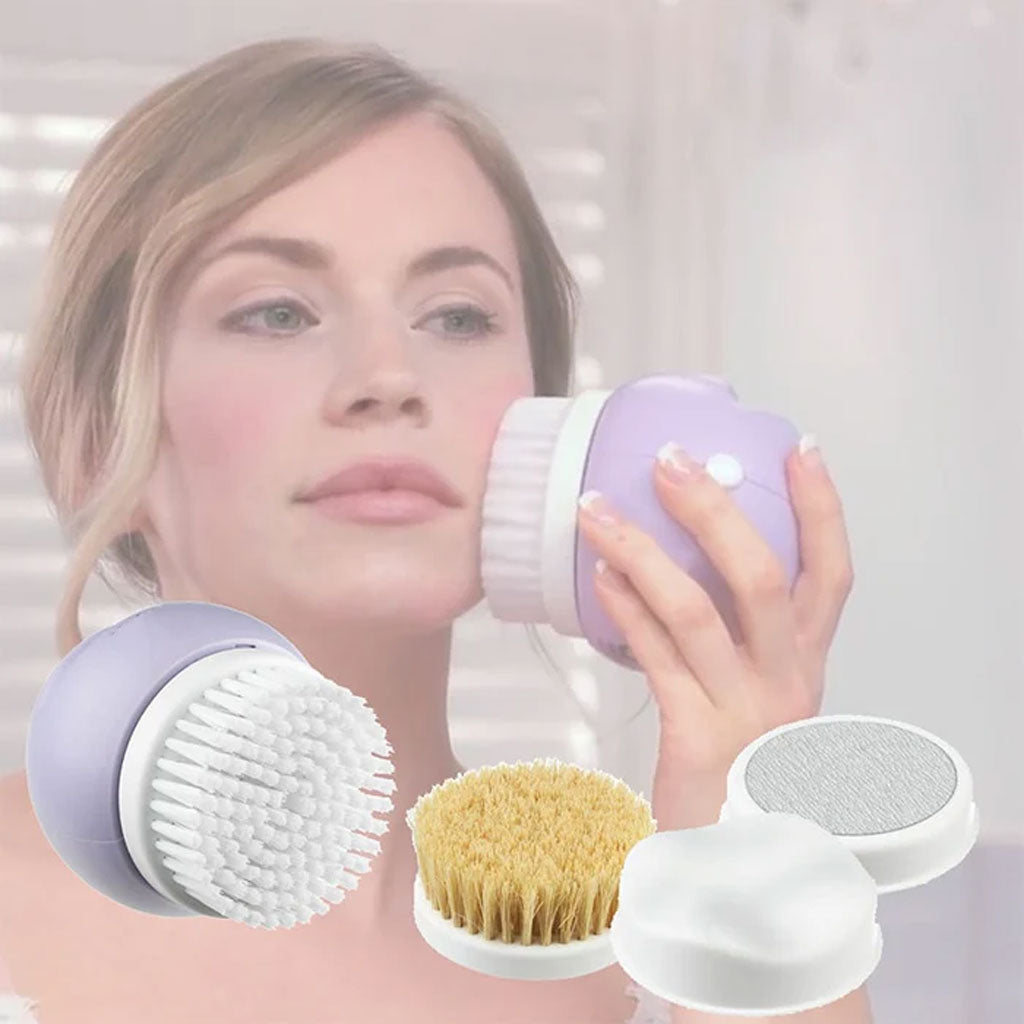 Ensemble de brosses pour soins corporels complets 4 en 1