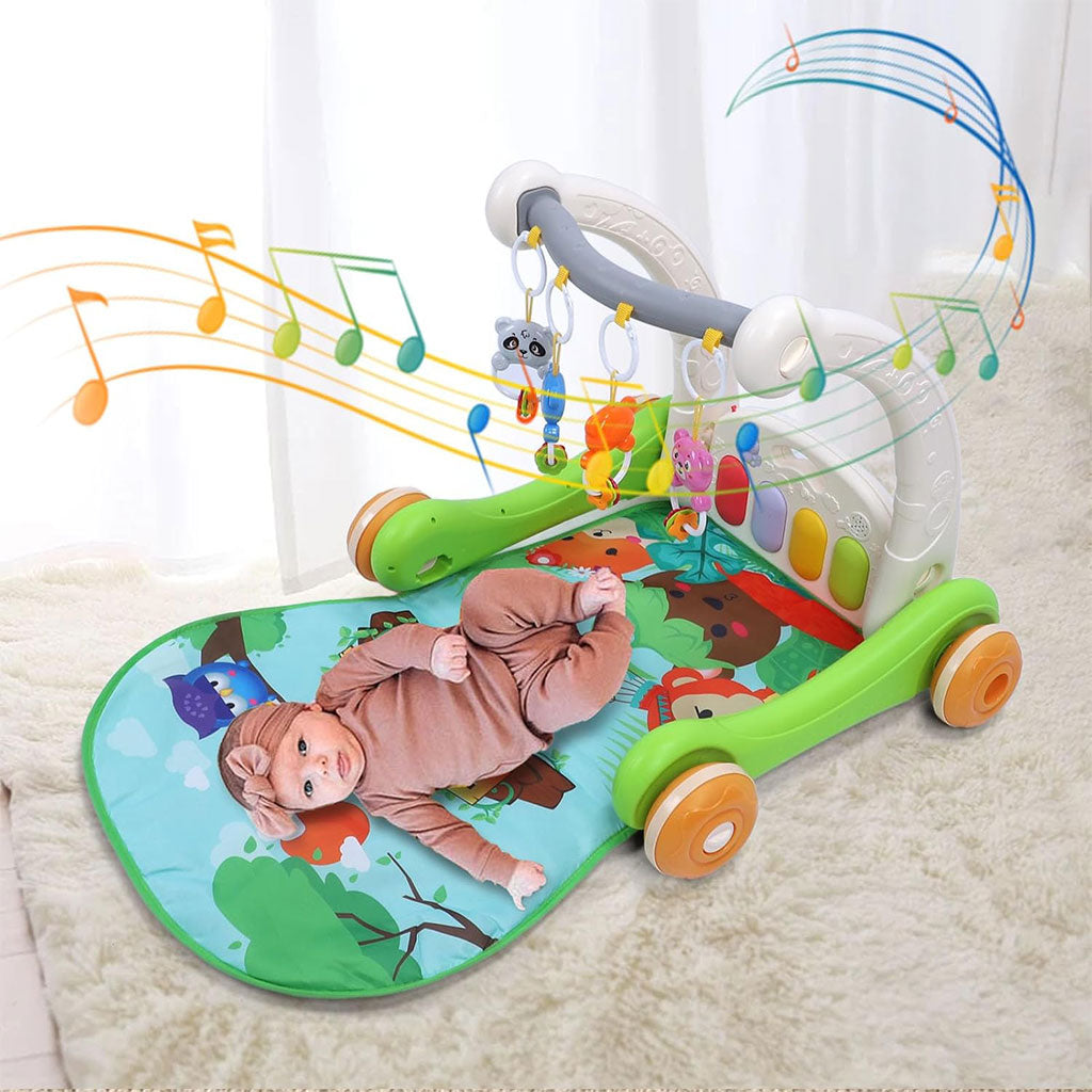 Tapis de marche 2 en 1 pour enfants avec jouets pour bébés – بساط ألعاب ومشاية للأطفال