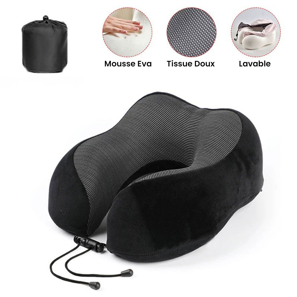 Oreiller de Cou Bluetooth en mousse à mémoire de forme avec haut-parleurs intégrés – وسادة مريحة بخاصية البلوتوث