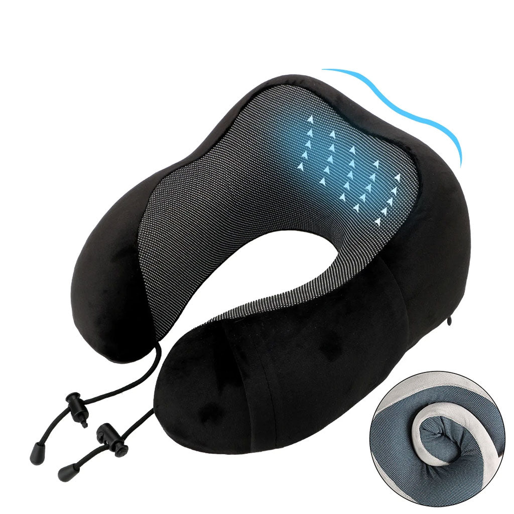 Oreiller de Cou Bluetooth en mousse à mémoire de forme avec haut-parleurs intégrés – وسادة مريحة بخاصية البلوتوث