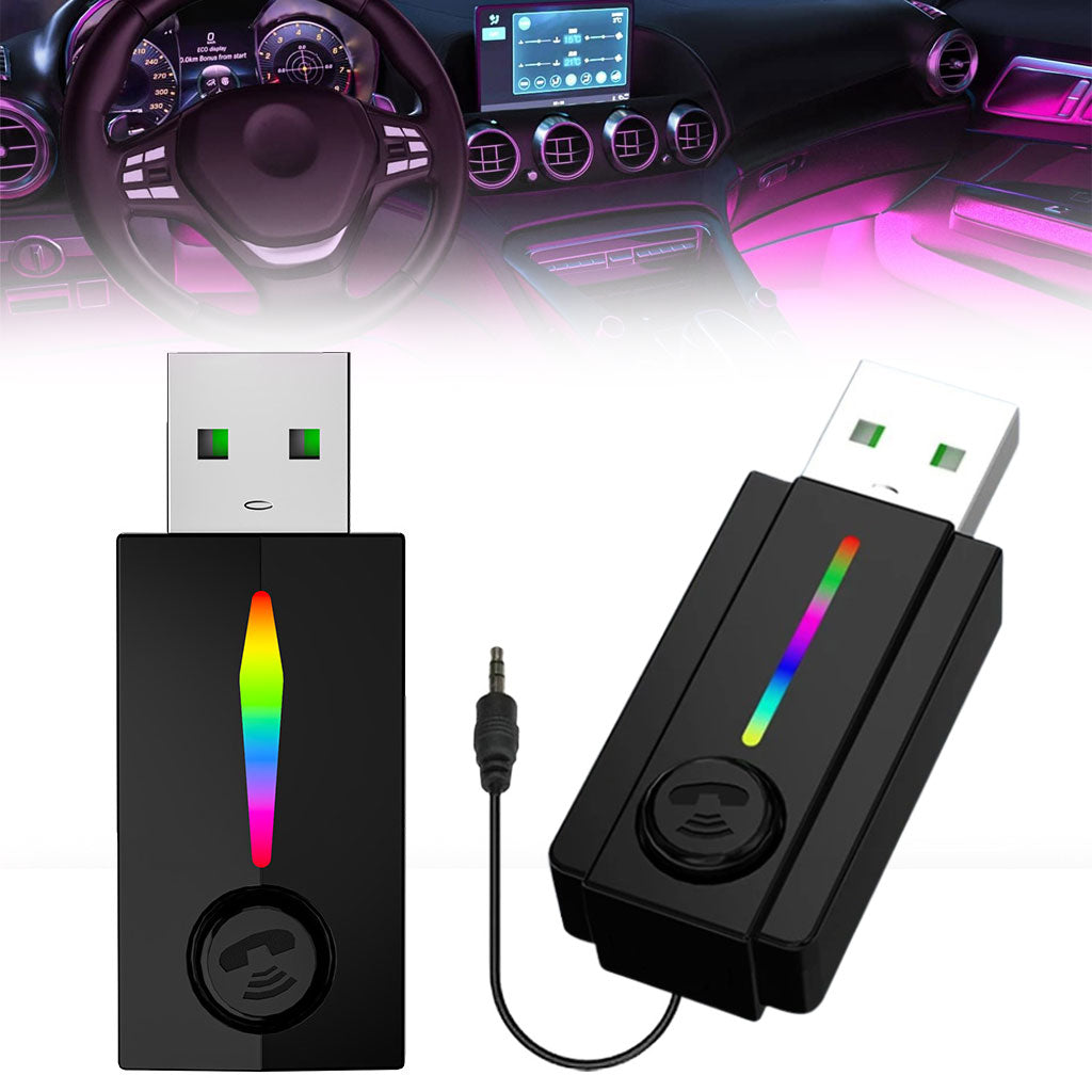 Récepteur Bluetooth pour voiture avec câble auxiliar – جهاز بلوتوث للسيارات