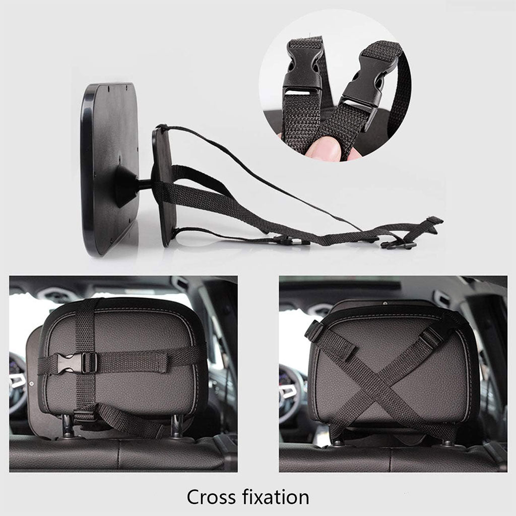 Rétroviseur pour siège auto bébé grand angle rotatif à 360 degré – مرآة خلفية لمراقبة الأطفال