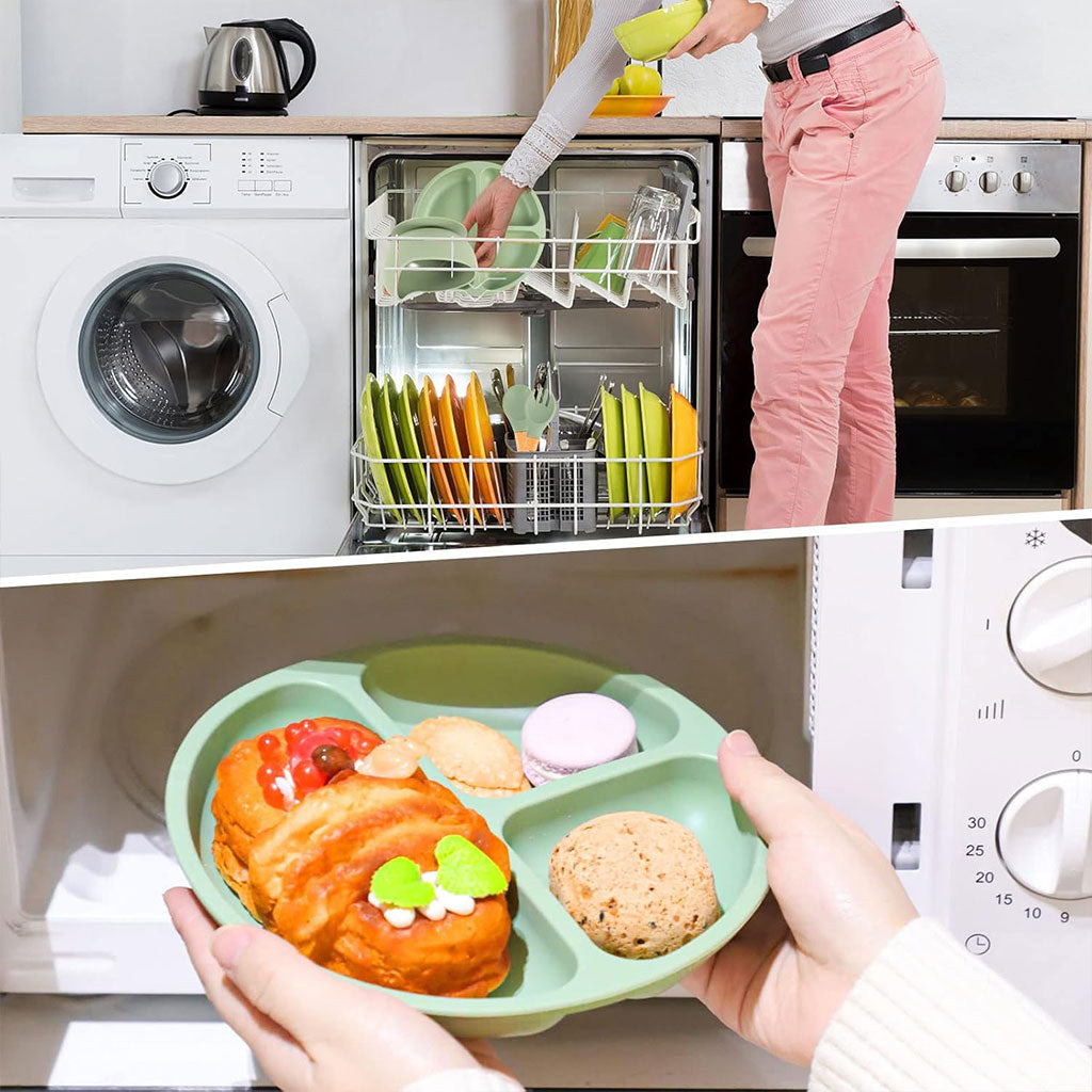 Lot de 6 accessoires d’alimentation en silicone pour bébé – طقم تغذية للأطفال