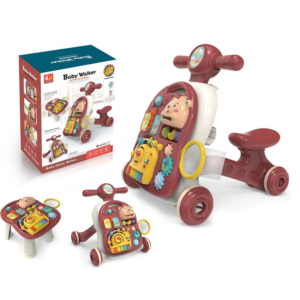 Trotteur 3en1 avec Musique et Lumières Baby Walker – دراجة أطفال ومشاية موسيقية