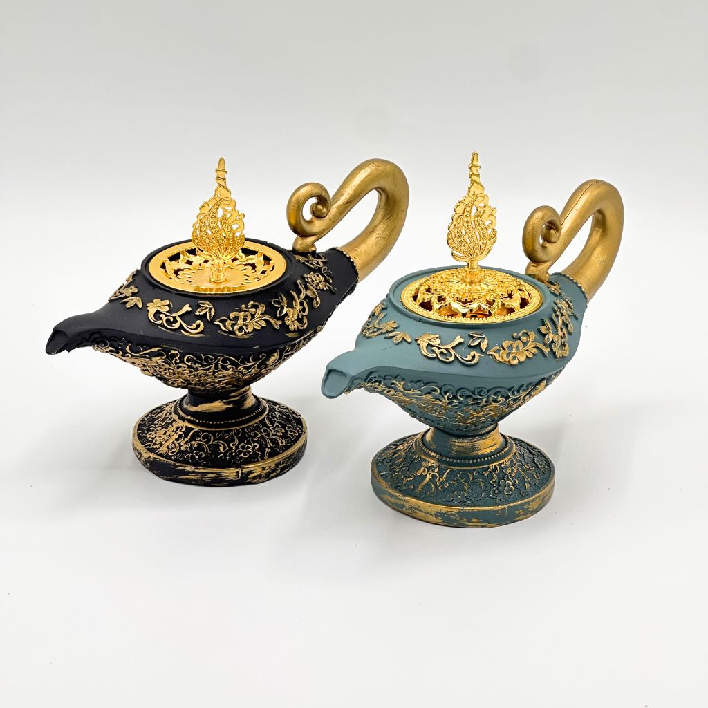 Lanterne d'encens classique Aladin + Cadeux Gratuit – فانوس البخور علاء الدين بتصميم كلاسيكي + بخور هدية مجانية