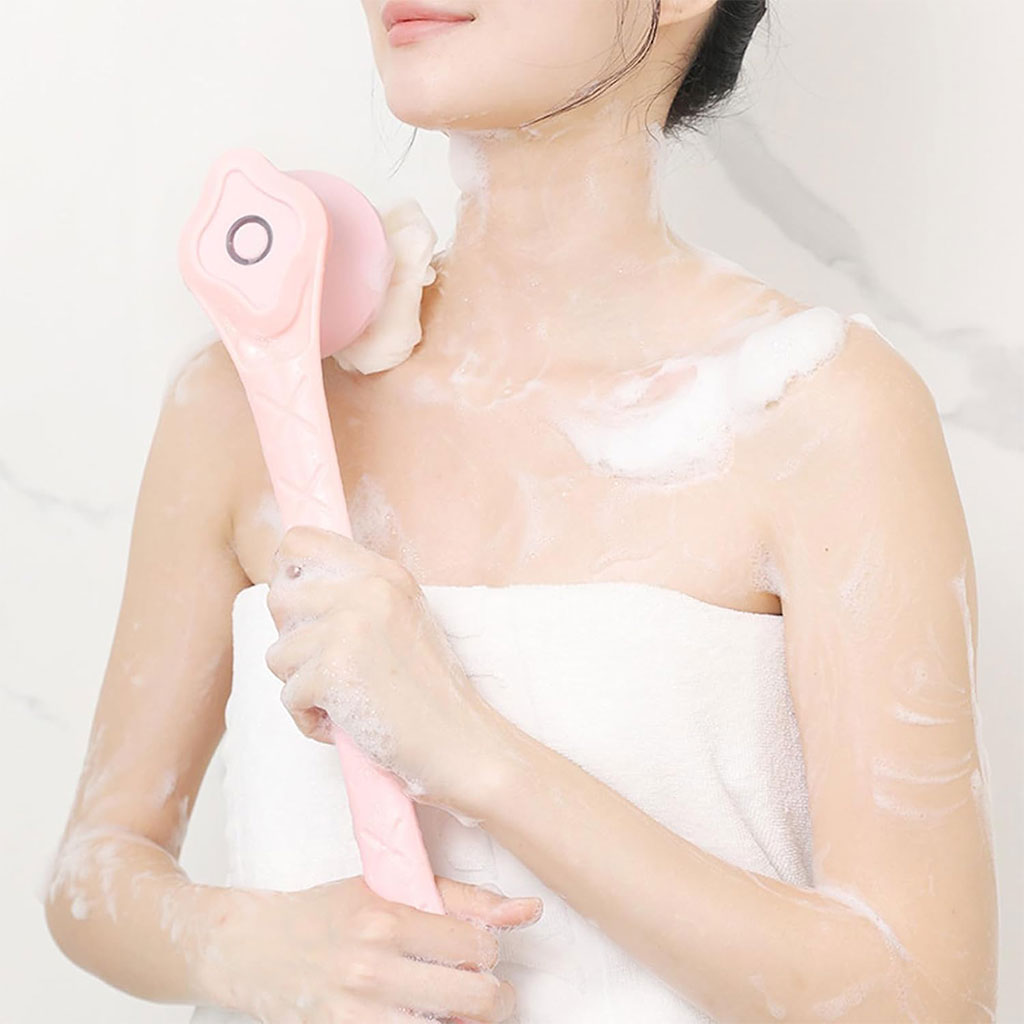 Brosse Rotative Électrique Rechargeable pour le Corps et la Douche – فرشاة تنظيف الجسم مقاومة للماء