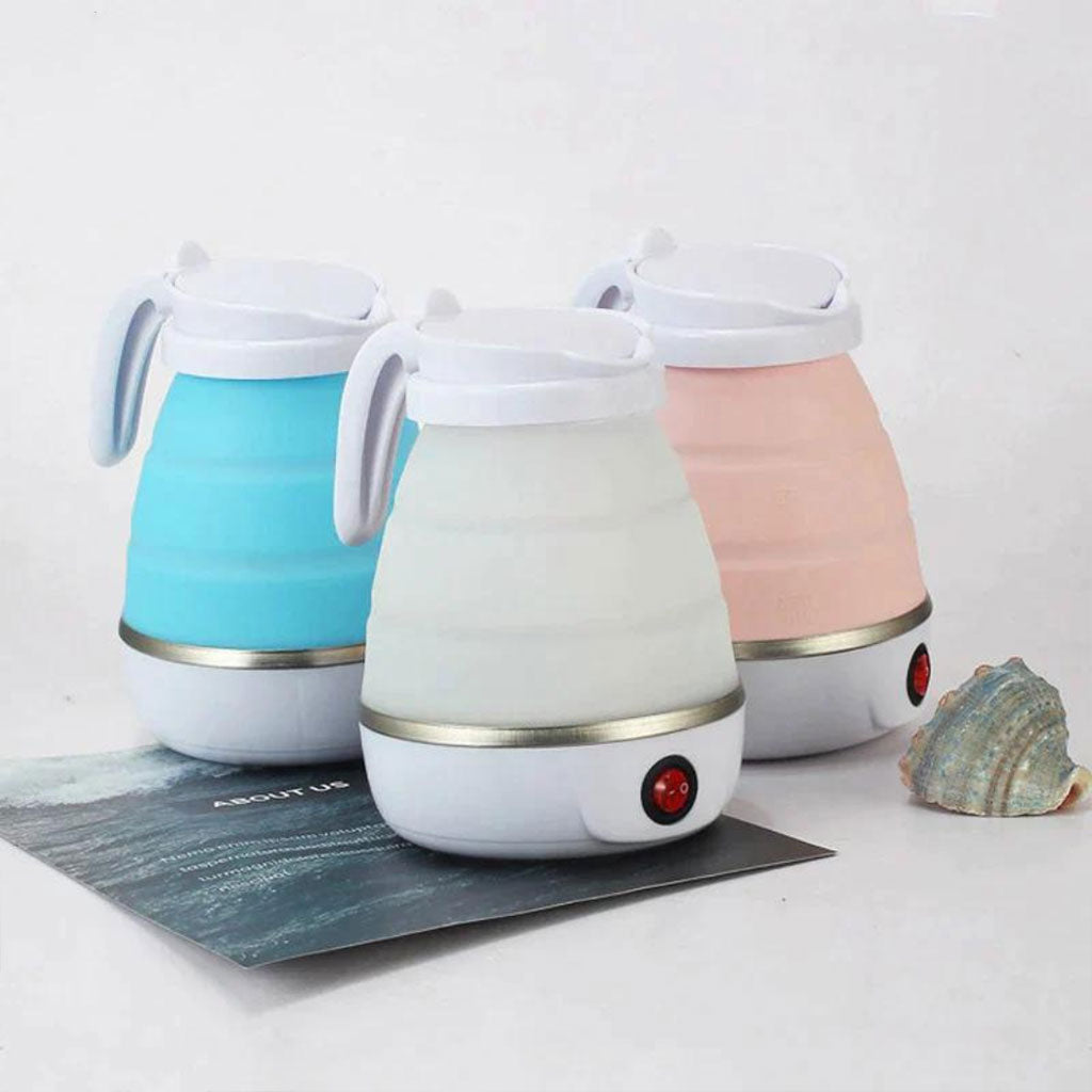 Bouilloire électrique pliable, portable et pliable de voyage – 600 ml