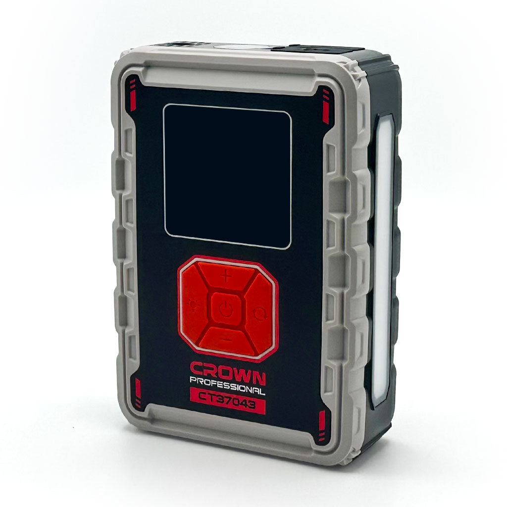 Compresseur De Voiture Avec Booster Batterie 24000mAh CROWN CT37043TB