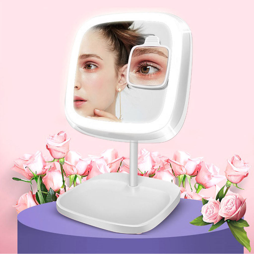 Lontor Lampe Miroir De Maquillage Avec Eclairage Rechargeable