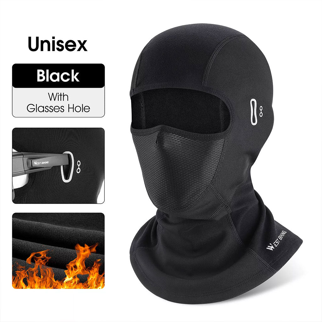 Cagoule Moto d’hiver Professionnel Tissue de Haute Qualité avec Emplacement pour Lunettes – قناع شتوي للدرجات النارية