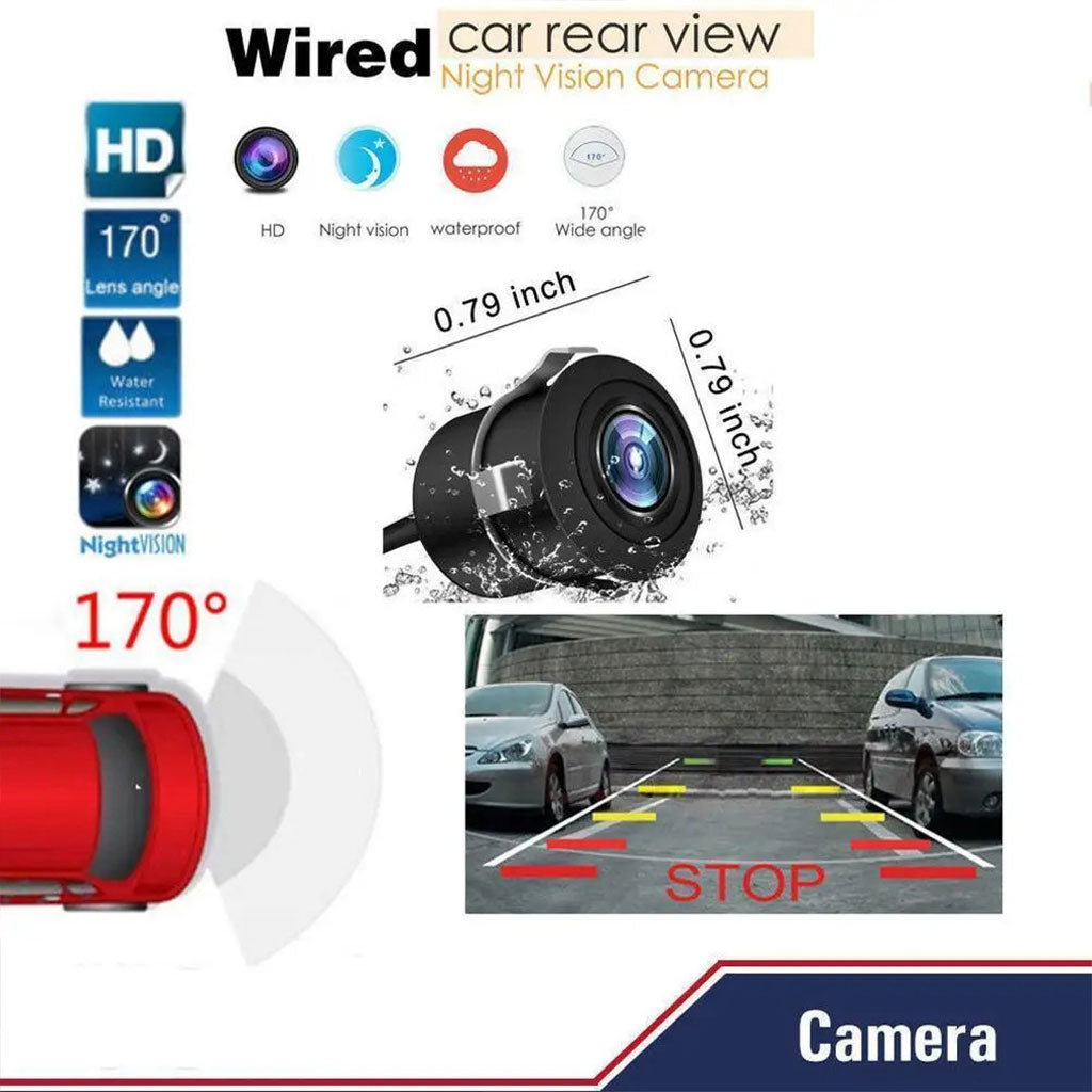 Caméra de recul CCD pour voiture avec vision nocturne HD - تنزوت