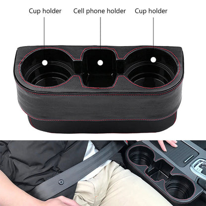 Organisateur de remplissage d’espace de voiture avec porte-gobelet