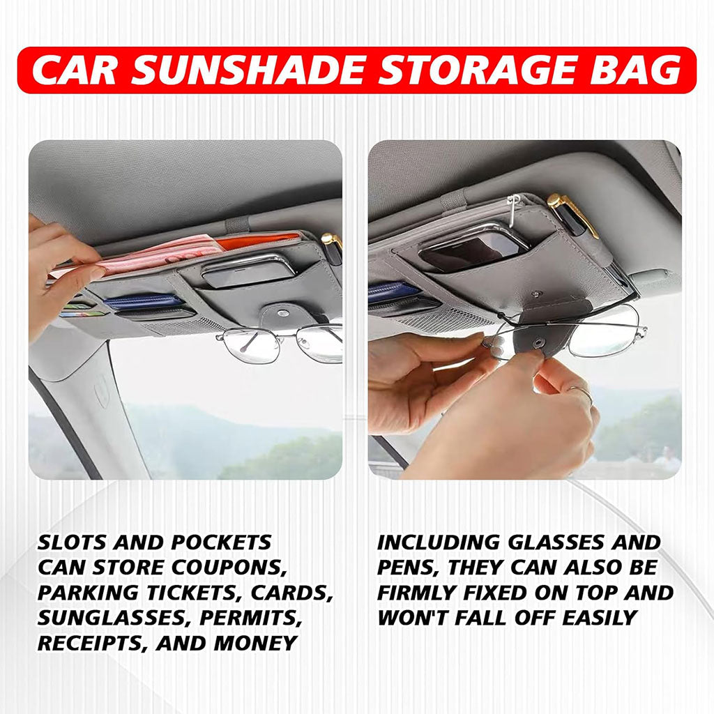 Organiseur de pare-soleil universelle de voiture multifonctionnel – منظم أغراض في السيارة