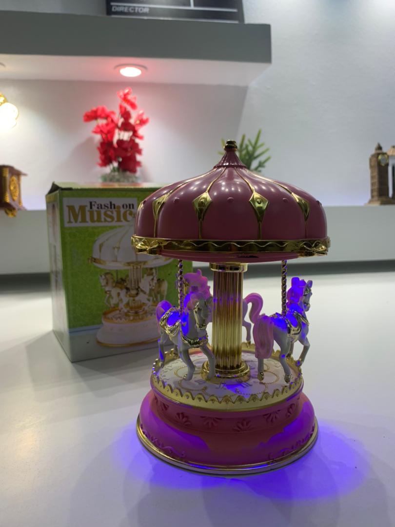 Carrousel Lumineux et Musical pour Décoration