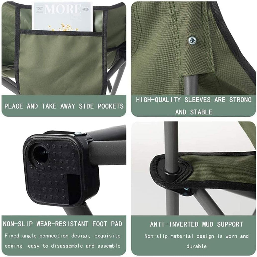 Chaise de Camping Pliante Confortable et Portable Pm – كرسي إسترخاء قابل للطي