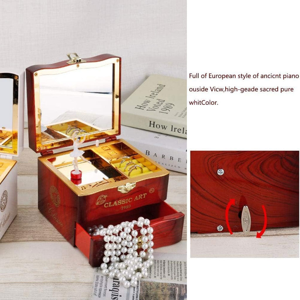 Boîte à Bijoux Classique avec Piano – علبة موسيقية كلاسيكية