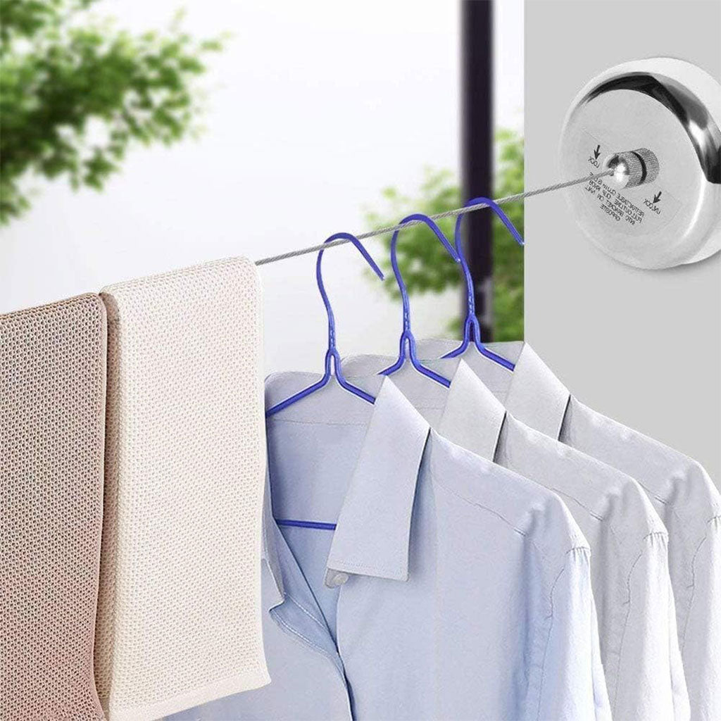 Corde Linge Rétractable en Acier Inoxydable 300cm – علاقة غسيل الملابس